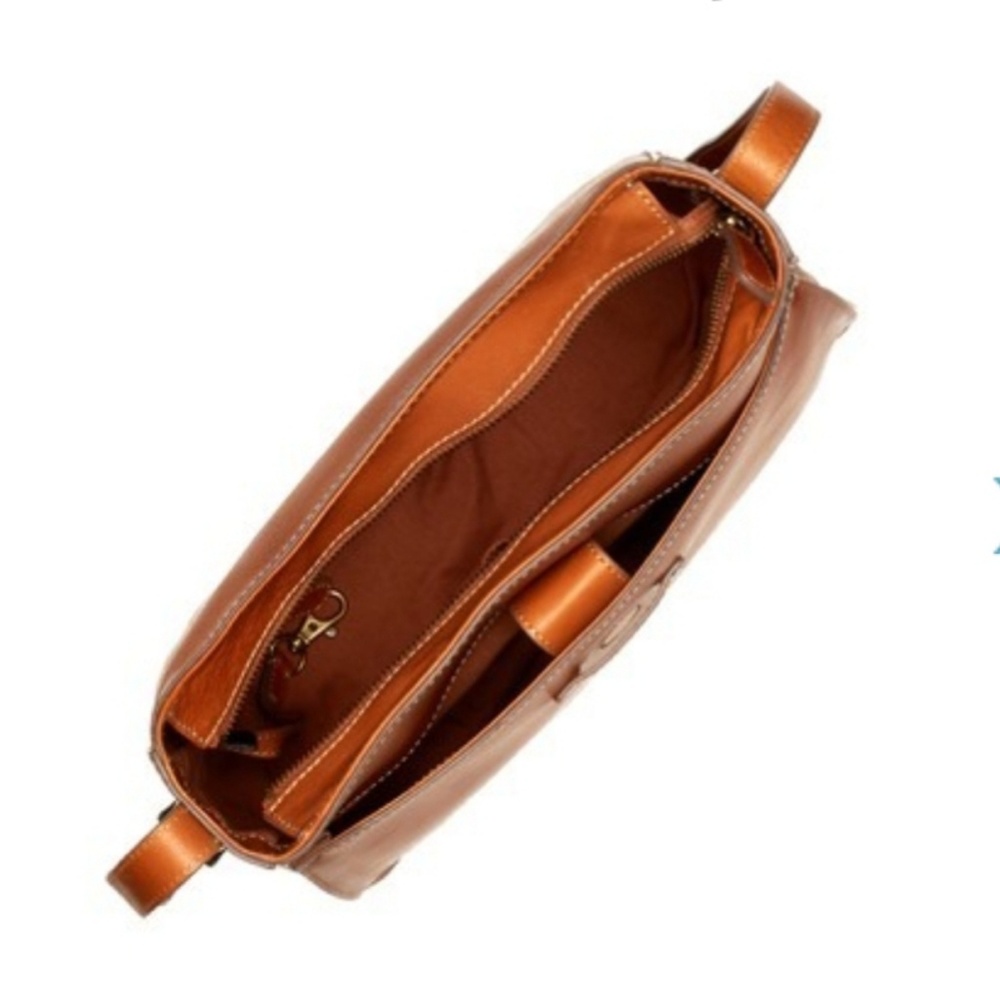 Frye Olivia Large Leather Crossbody Bag-Dusty Rose - Picture 2 of 7